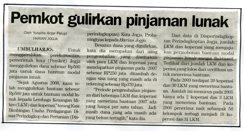 Kliping jogja terbaru
